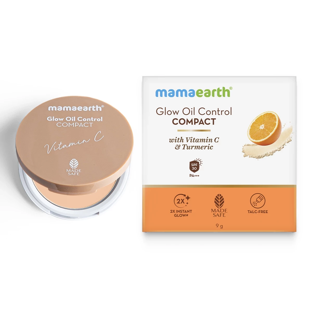 Glow Oil Control Compact With SPF 30 - Creme Glow - Image 7