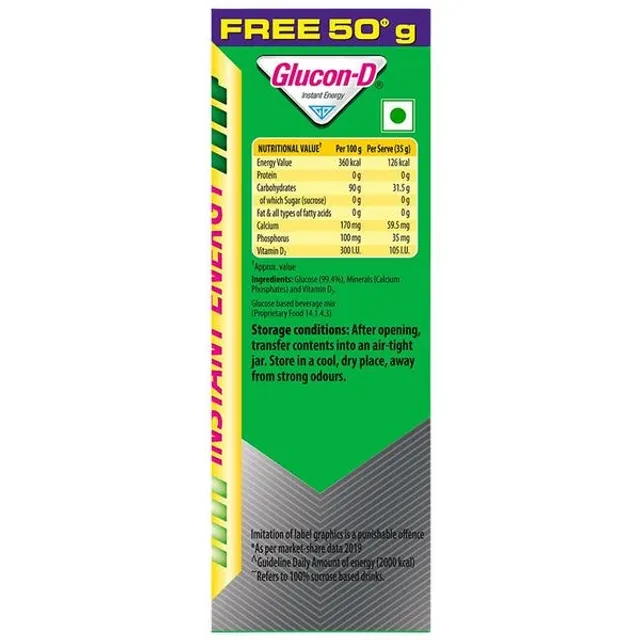 Glucon D Instant Energy Health Drink - Regular - Image 7