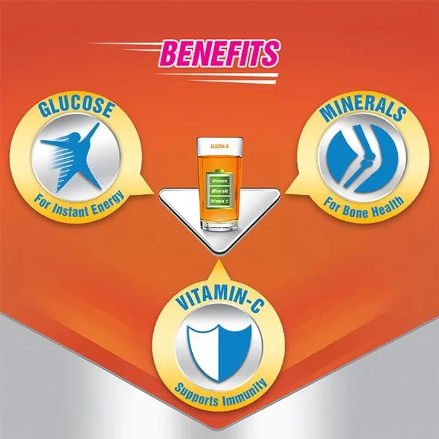 Glucon D Instant Energy Health Drink - Tangy Orange - Image 21