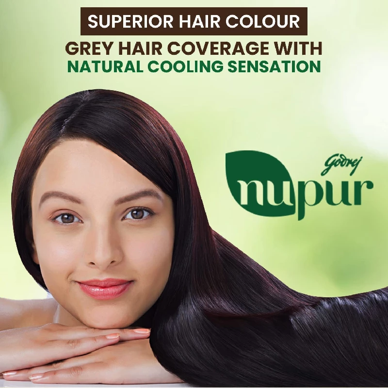 Godrej Nupur 100% Pure Henna Powder for Hair Colour (Mehandi) - Image 5