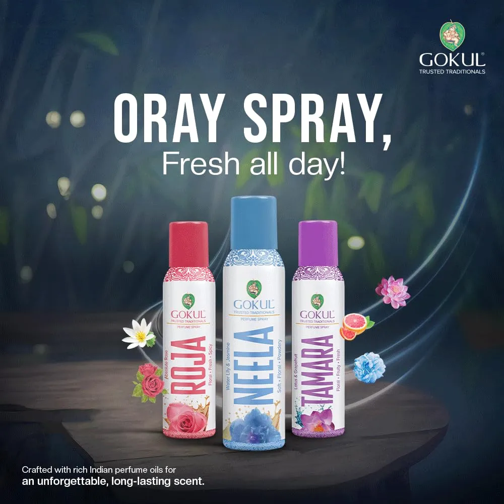 Gokul Santol Absolute Rose Perfume Spray - Image 3