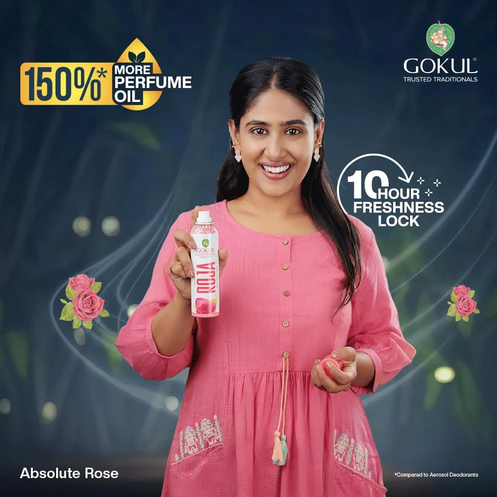 Gokul Santol Absolute Rose Perfume Spray - Image 4