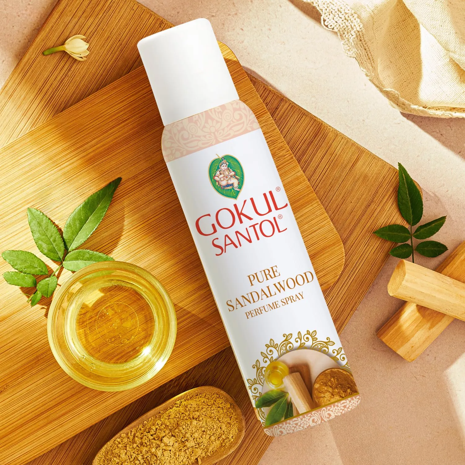 Gokul Santol Pure Sandalwood Perfume Spray - Image 2