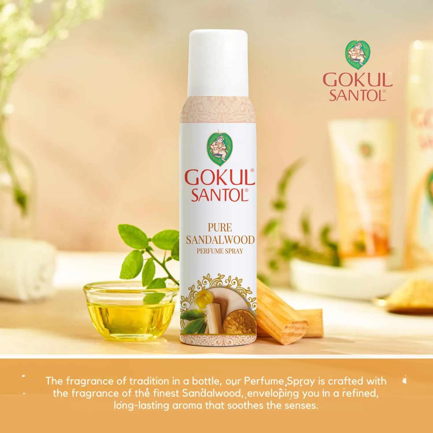Gokul Santol Pure Sandalwood Perfume Spray - Image 4