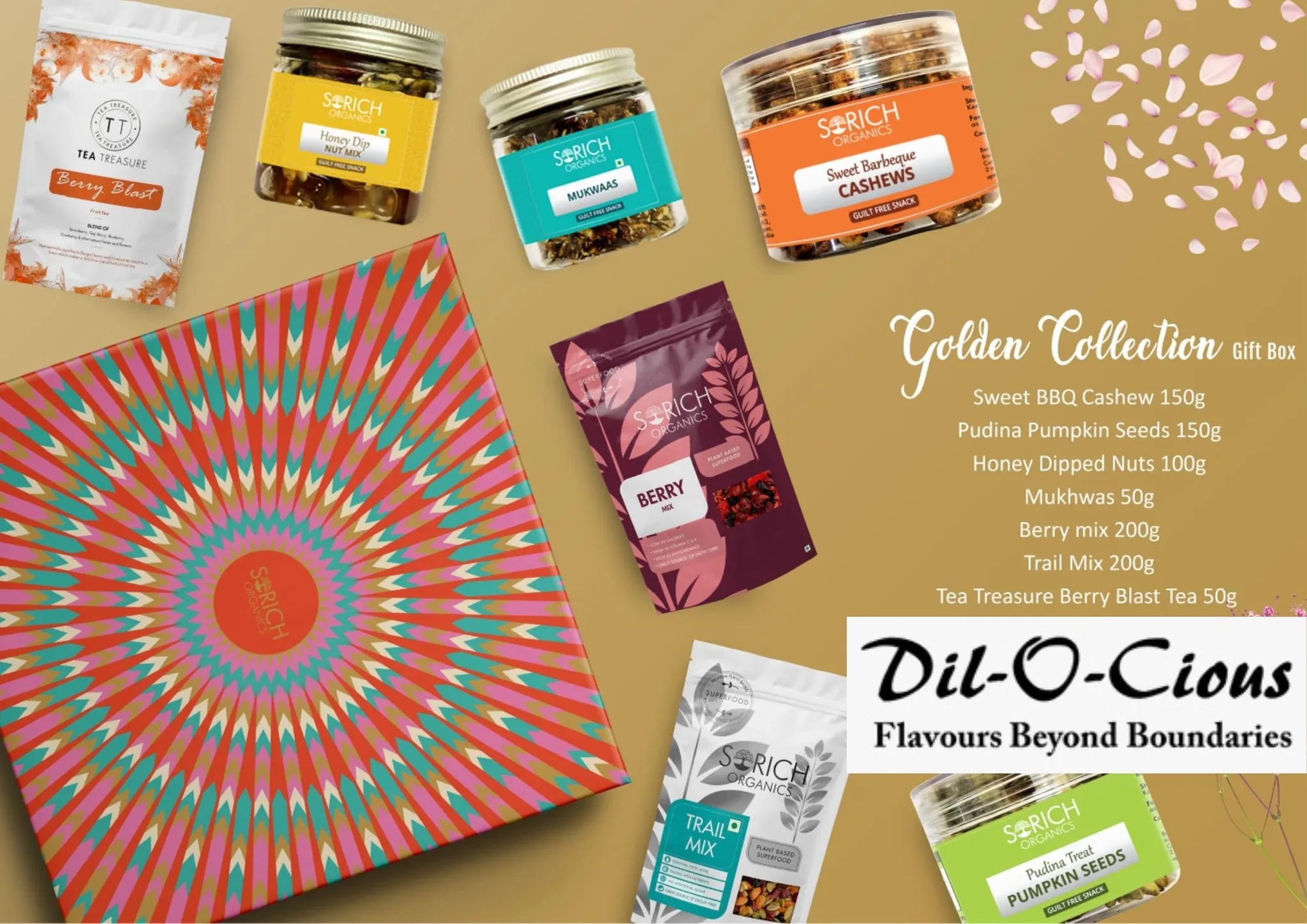 Golden Collection Gift Box Golden Collection Gift Box-Pack Size-900g