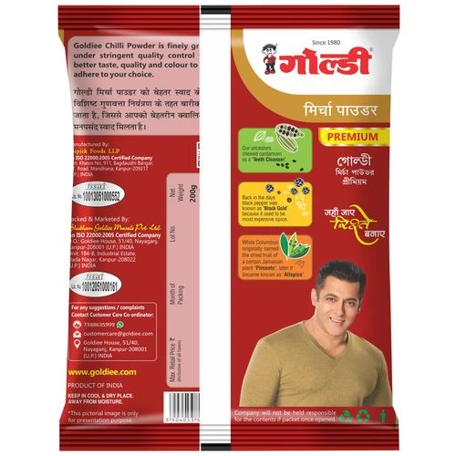 Goldiee Powder - Mircha Premium - Image 2