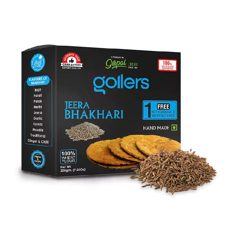Gollers Jeera Bhakhari Gollers Jeera Bhakhari-Pack Size-200 g