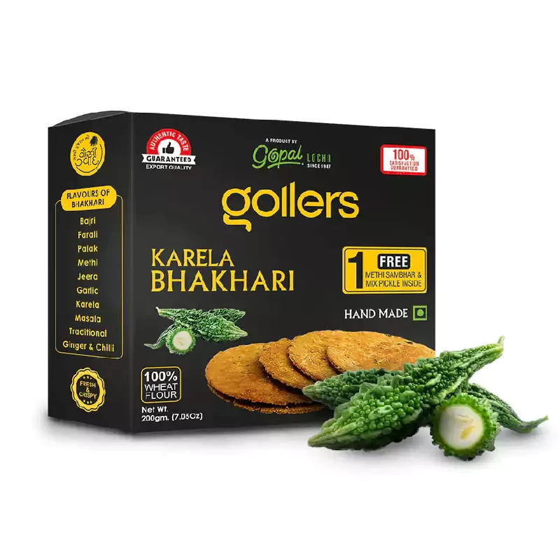 Gollers Karela Bhakhari Gollers Karela Bhakhari-Pack Size-200 g