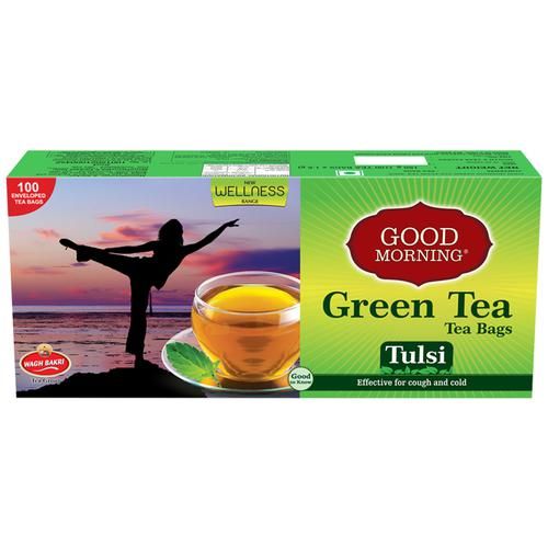 Good Morning Green Tea - Tulsi Good Morning Green Tea - Tulsi--15 g (10 Bags x 1.5 g each)