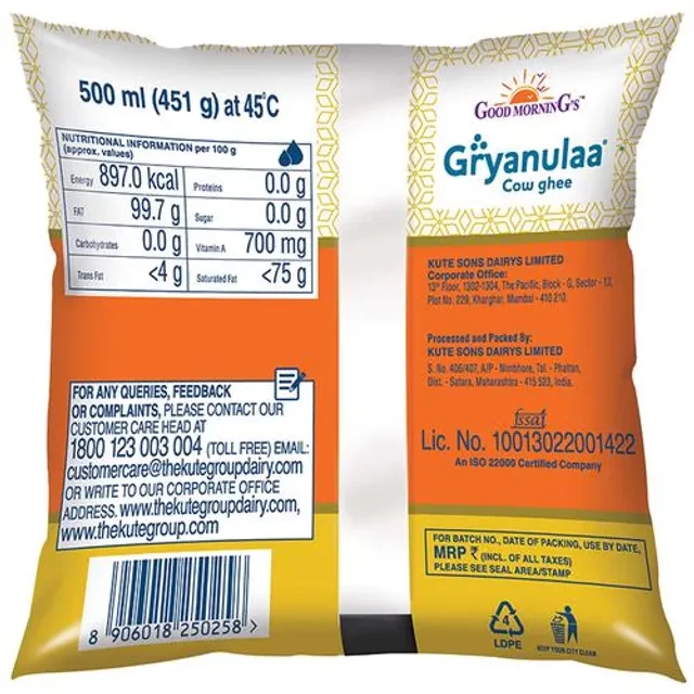 Good Morning's Gryanulaa Cow Ghee - Danedaar - Image 12