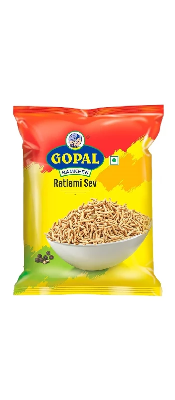 Gopal Namkeen Chivda Combo of Nylon Chivda, Nadiyadi Mix, Farali Chivda, Tikha Mitha Mix and Sing Bhujiya - Image 4