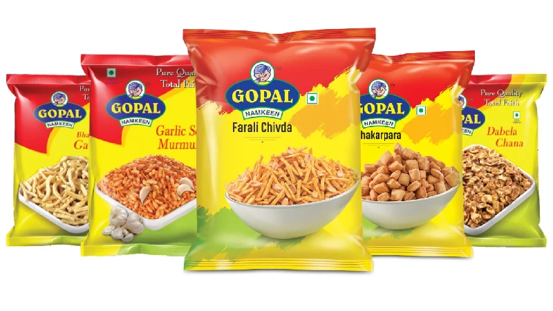 Gopal Namkeen Combo of Bhavnagri Gathiya, Garlic Sev Murmura, Farali Chivda, Sakkarpara and Chana Jor Gopal Namkeen Combo of Bhavnagri Gathiya, Garlic Sev Murmura, Farali Chivda, Sakkarpara and Chana Jor-Pack Size-Combo of 5