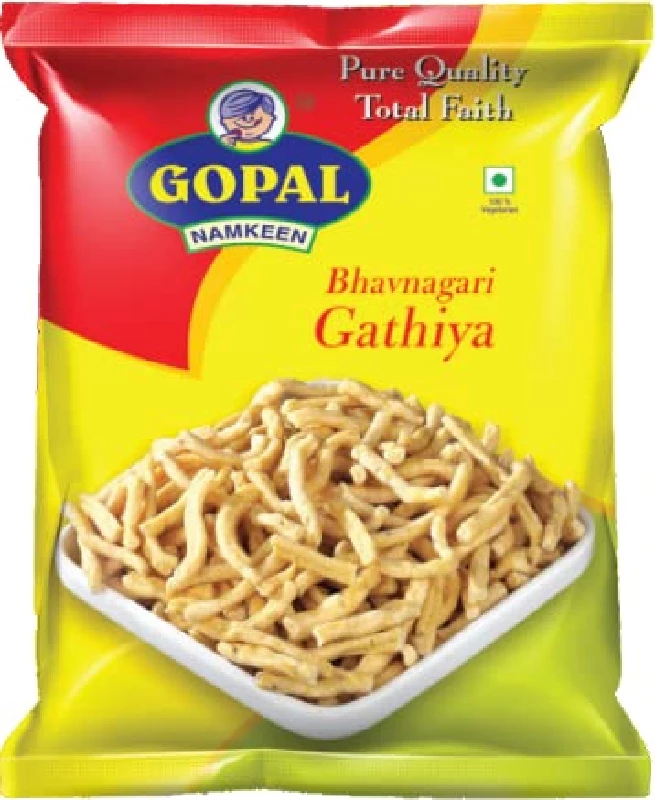 Gopal Namkeen Combo of Bhavnagri Gathiya, Sev Murmura, Nylon Chivda, Nadiyadi Mix and Sing Bhujiya - Image 2