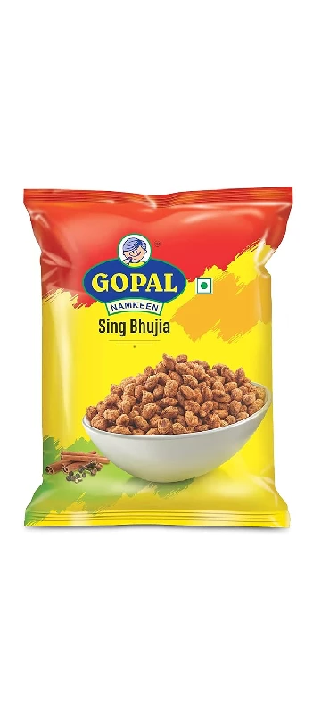 Gopal Namkeen Combo of Bhavnagri Gathiya, Sev Murmura, Nylon Chivda, Nadiyadi Mix and Sing Bhujiya - Image 6