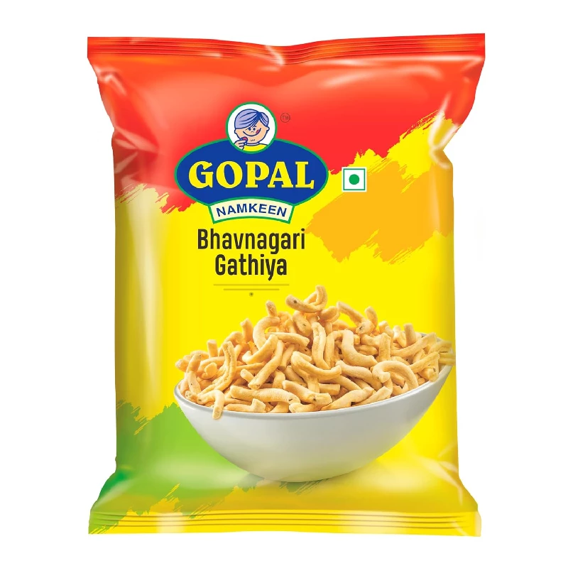 Gopal Namkeen Gathiya Combo of Vanela Gathiya, Fulvadi Gathiya, Bhavnagari Gathiya, Nylon Gathiya, Tikha Gathiya and Champakali Gathiya - Image 2