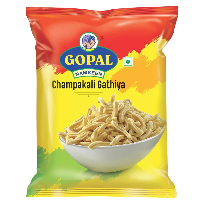 Gopal Namkeen Gathiya Combo of Vanela Gathiya, Fulvadi Gathiya, Bhavnagari Gathiya, Nylon Gathiya, Tikha Gathiya and Champakali Gathiya - Image 3