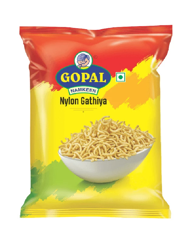 Gopal Namkeen Nylon Gathiya Gopal Namkeen Nylon Gathiya-Pack Size-500 g