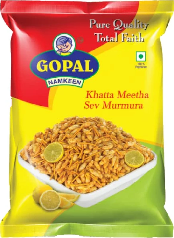 Gopal Namkeen Sev Combo of Tikhi Sev, Sev, Farali Chivda, Nylon Sev, Garlic Sev Murmura and Khatta Meetha Sev Murmura - Image 7