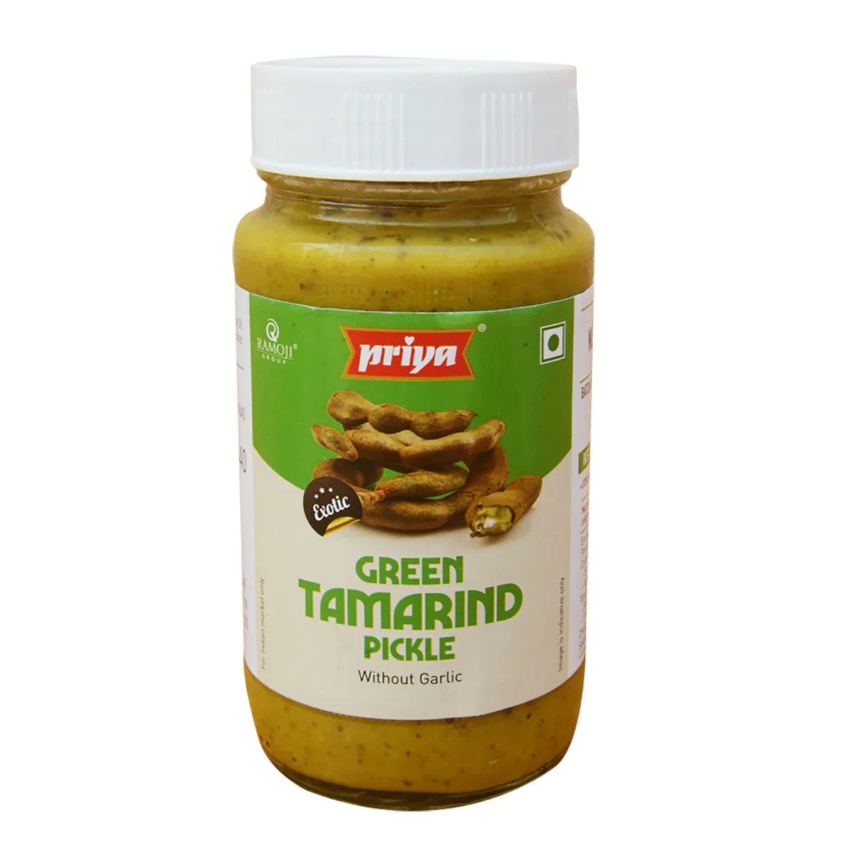 Priya Green Tamarind Pickle Without Garlic Green Tamarind Pickle Without Garlic-Pack Size-300 g
