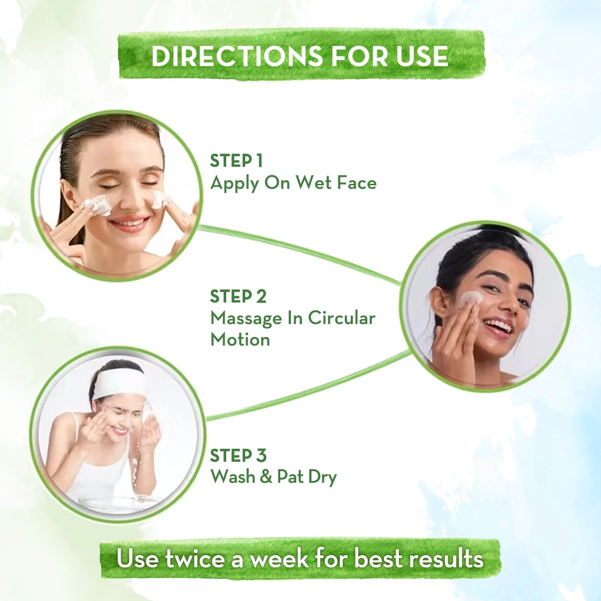 Green Tea Face Scrub With Green Tea & Collagen For Open Pores - Image 5