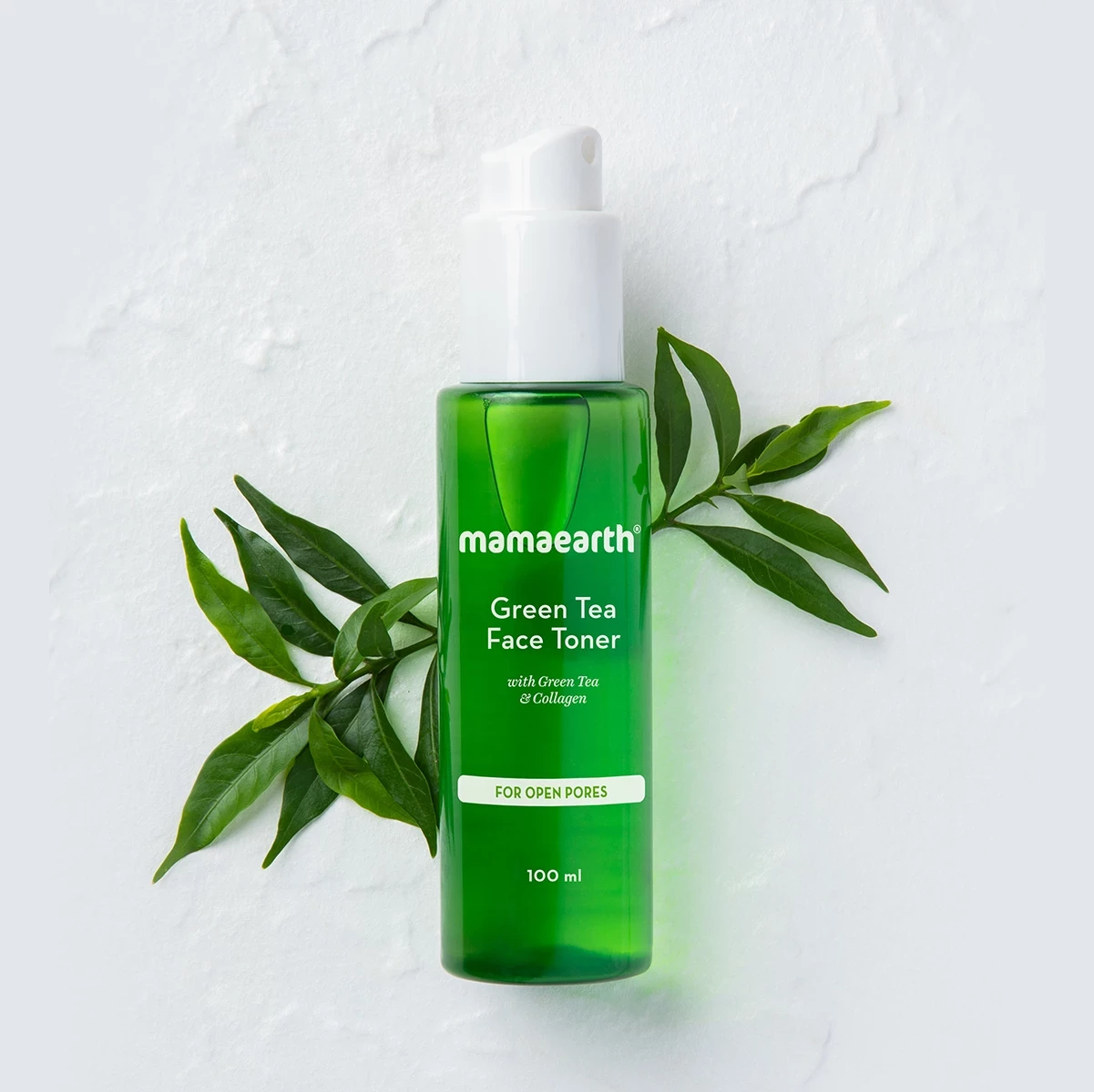 Green Tea Face Toner With Green Tea & Collagen For Open Pores - Image 2