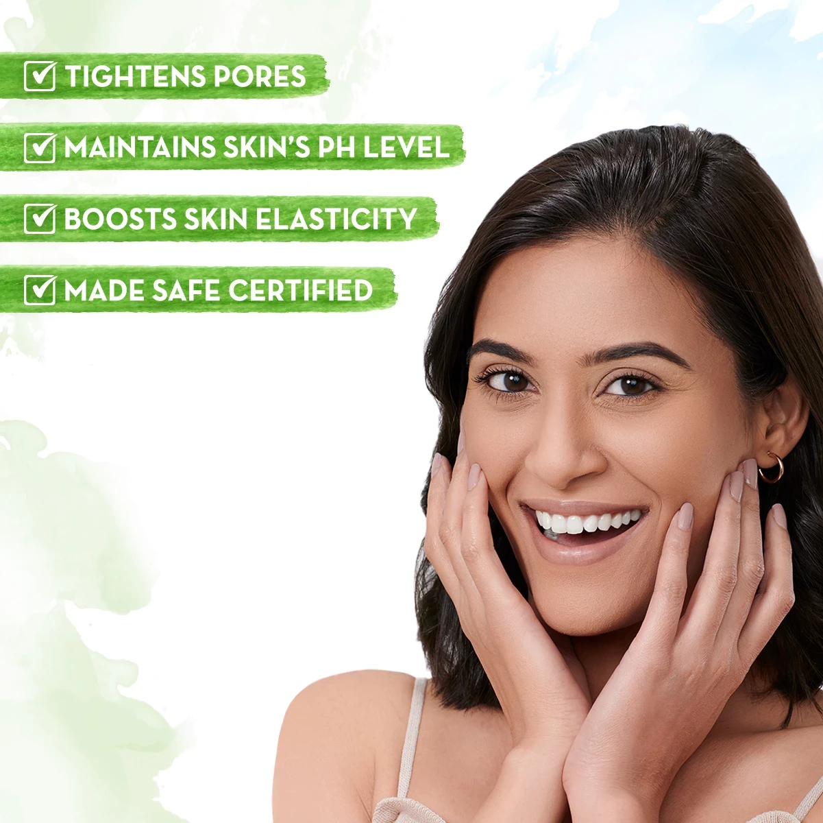 Green Tea Face Toner With Green Tea & Collagen For Open Pores - Image 3