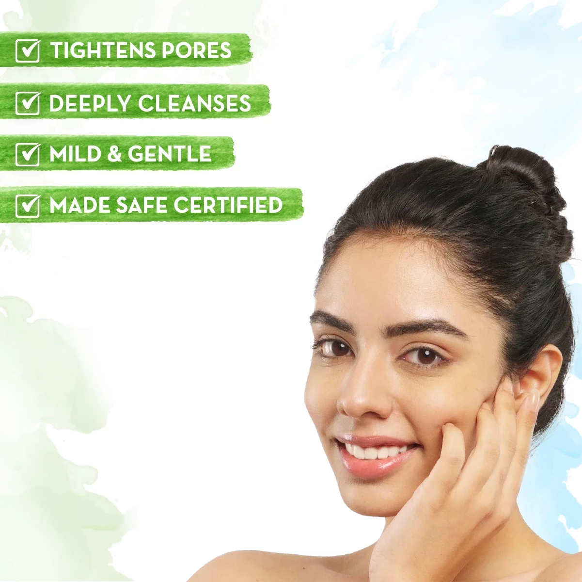 Green Tea Face Wash With Green Tea & Collagen For Open Pores - Image 4