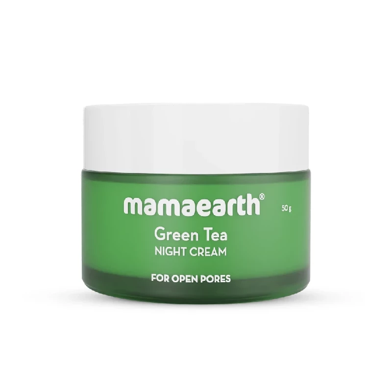 Green Tea Night Cream With Green Tea & Collagen For Open Pores - Image 8