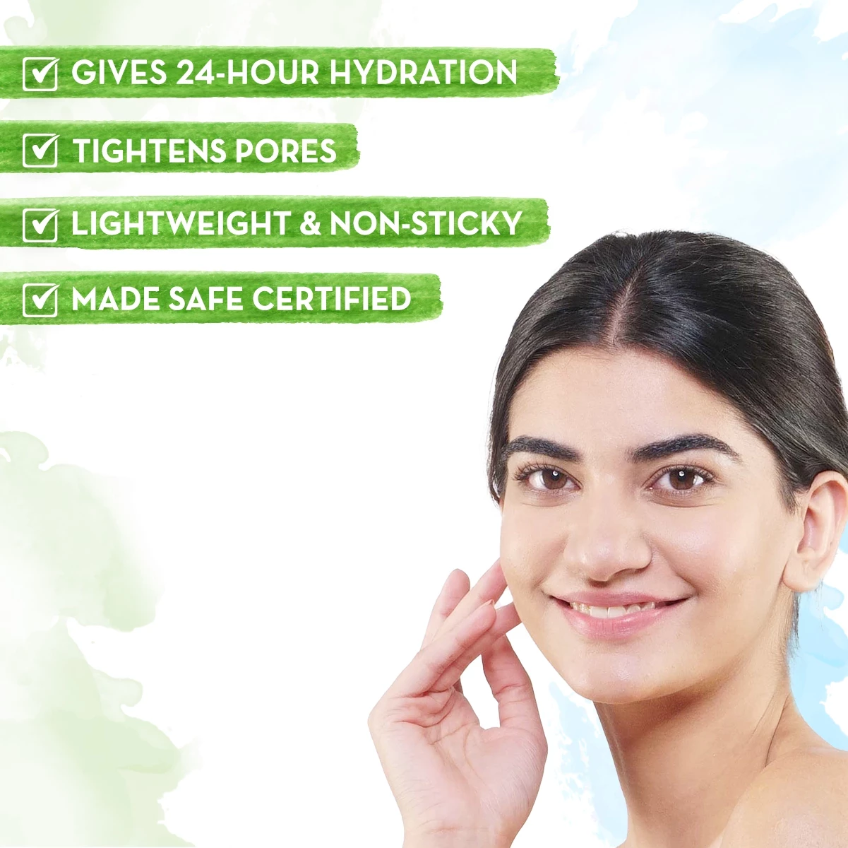 Green Tea Oil-Free Face Moisturizer with Green Tea & Collagen For Open Pores - Image 3