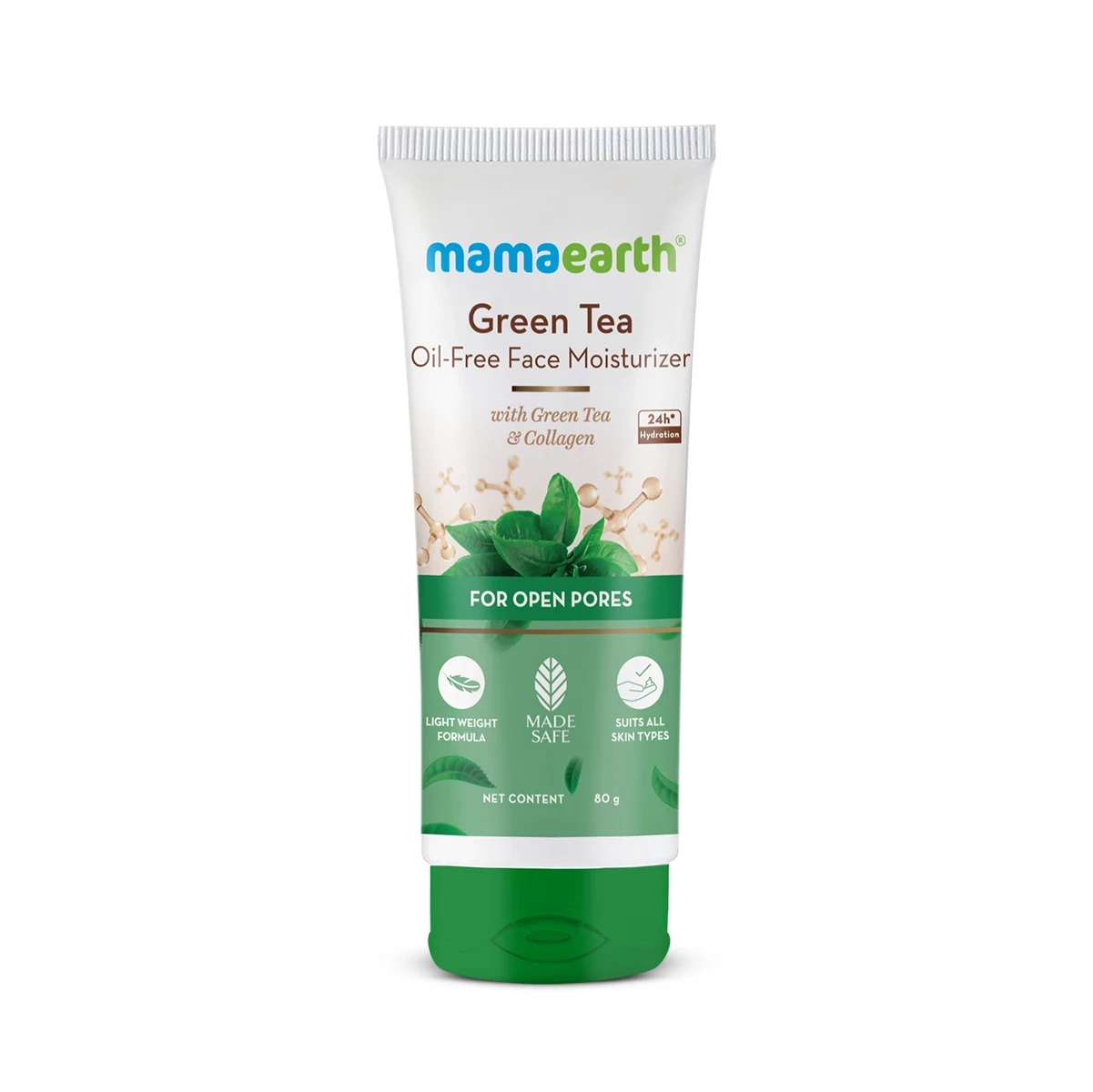 Green Tea Oil-Free Face Moisturizer with Green Tea & Collagen For Open Pores - Image 8