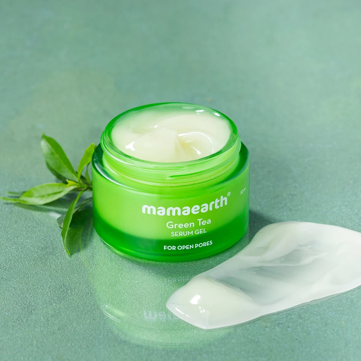 Green Tea Serum Gel with Green Tea & Collagen for Open Pores - Image 2