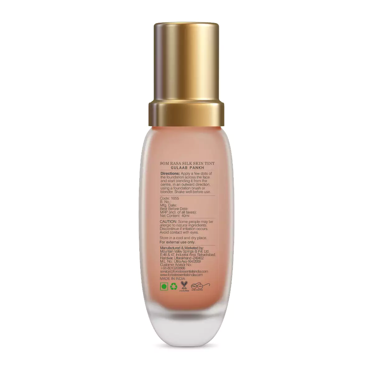 Forest Essentials Gulaab Pankh Som Rasa Silk Skin Tint - Image 2