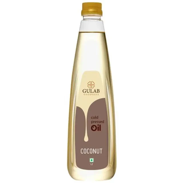 Gulab Cold Pressed Coconut Oil Gulab Cold Pressed Coconut Oil-Pack Size-1 L