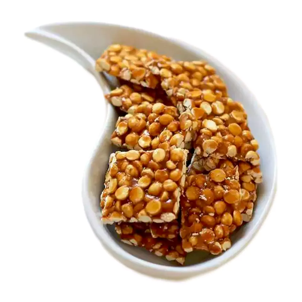 Gur Daliya Chikki Gur Daliya Chikki-Pack Size-450 g