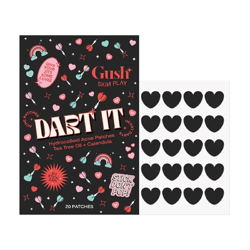 Gush Beauty Acne Pimple Patch-Black Heart