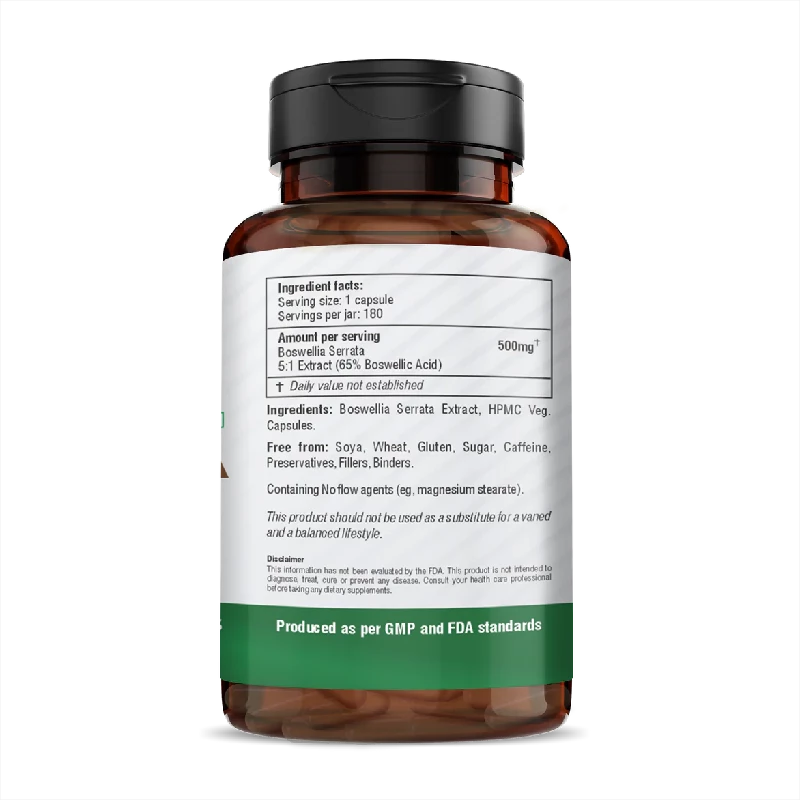 H&C Herbal Boswellia Serrata Veg Capsules - Image 2