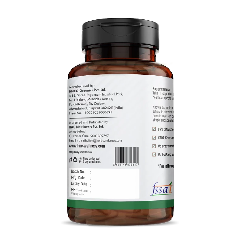 H&C Herbal Boswellia Serrata Veg Capsules - Image 3
