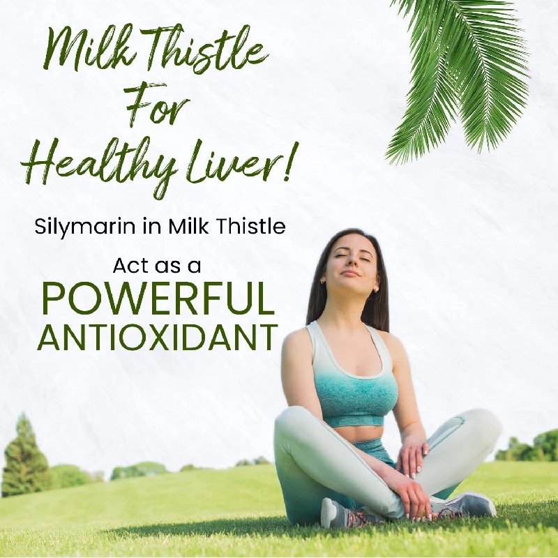 HIMALAYAN ORGANICS Milk Thistle Extract With 800Mg Of Silybum Marianum Detox Supplement For Men And Women For Healthy Liver - Image 6