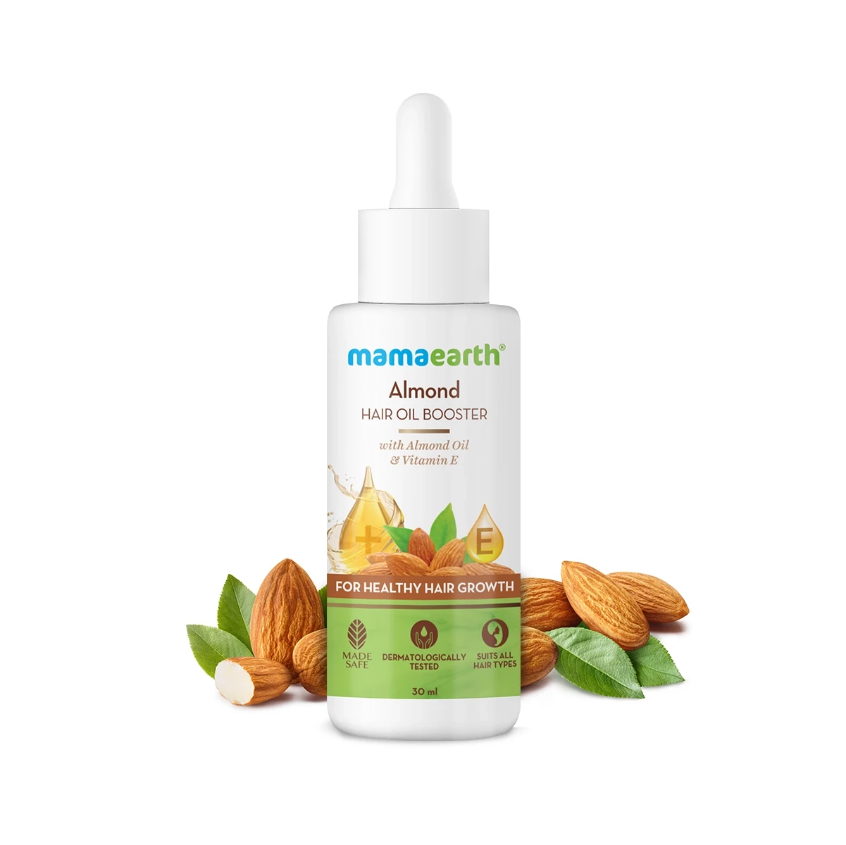 Hair Oil Booster - Almond Hair Oil Booster - Almond-Pack Size-30 ml