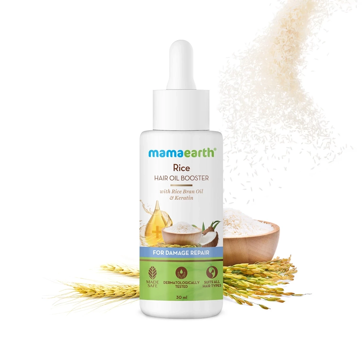 Hair Oil Booster - Rice Hair Oil Booster - Rice-Pack Size-30 ml