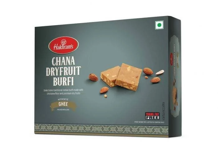 Haldiram's Chana Dry Fruit Burfi Haldiram's Chana Dry Fruit Burfi-Pack Size-500 g