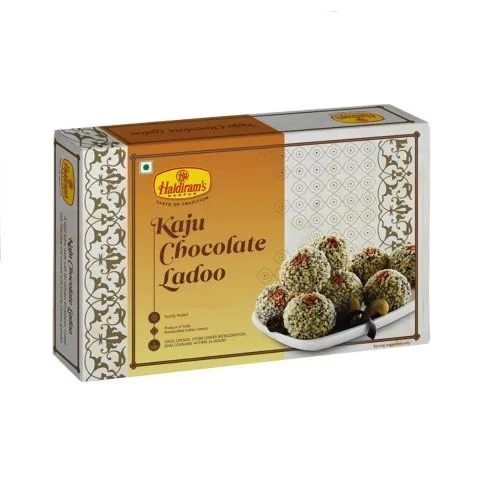 Haldiram's Kaju Chocolate Ladoo Haldiram's Kaju Chocolate Ladoo-Pack Size-500 g