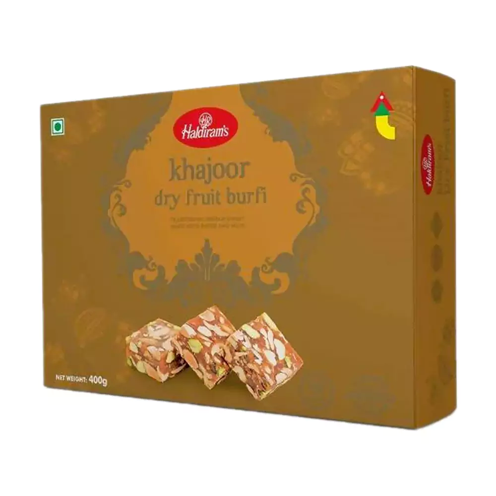 Haldiram's Khajoor Dry Fruit Burfi Haldiram's Khajoor Dry Fruit Burfi-Pack Size-500 g