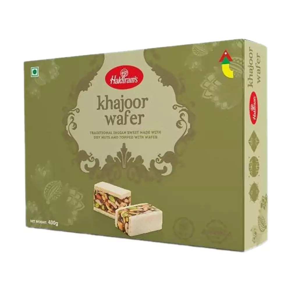 Haldiram's Khajoor Wafer Haldiram's Khajoor Wafer-Pack Size-400 g