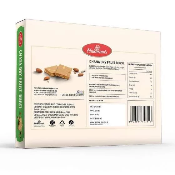 Haldiram's Chana Dry Fruit Burfi - Image 4