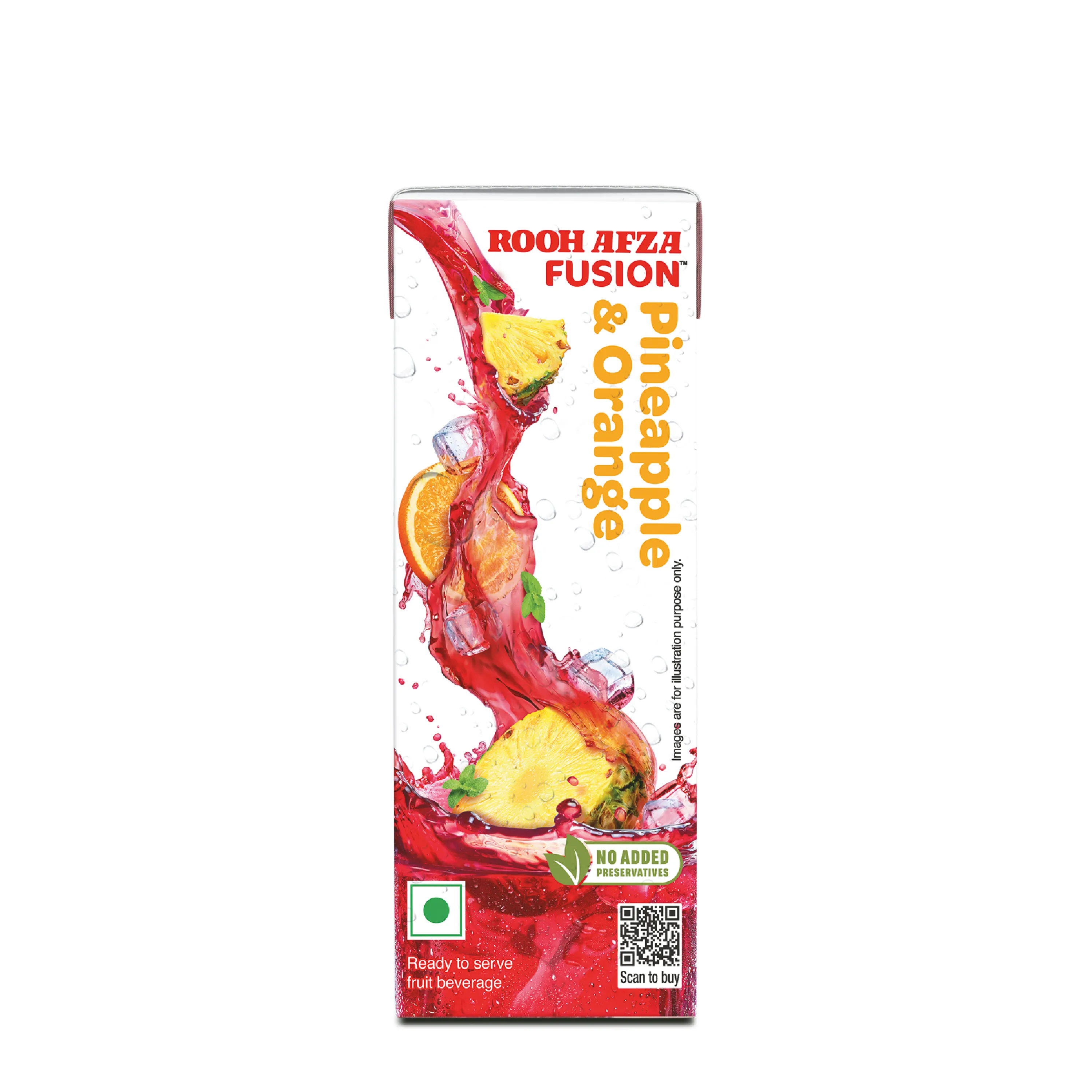 Hamdard Rooh Afza Fusion Pineapple & Orange