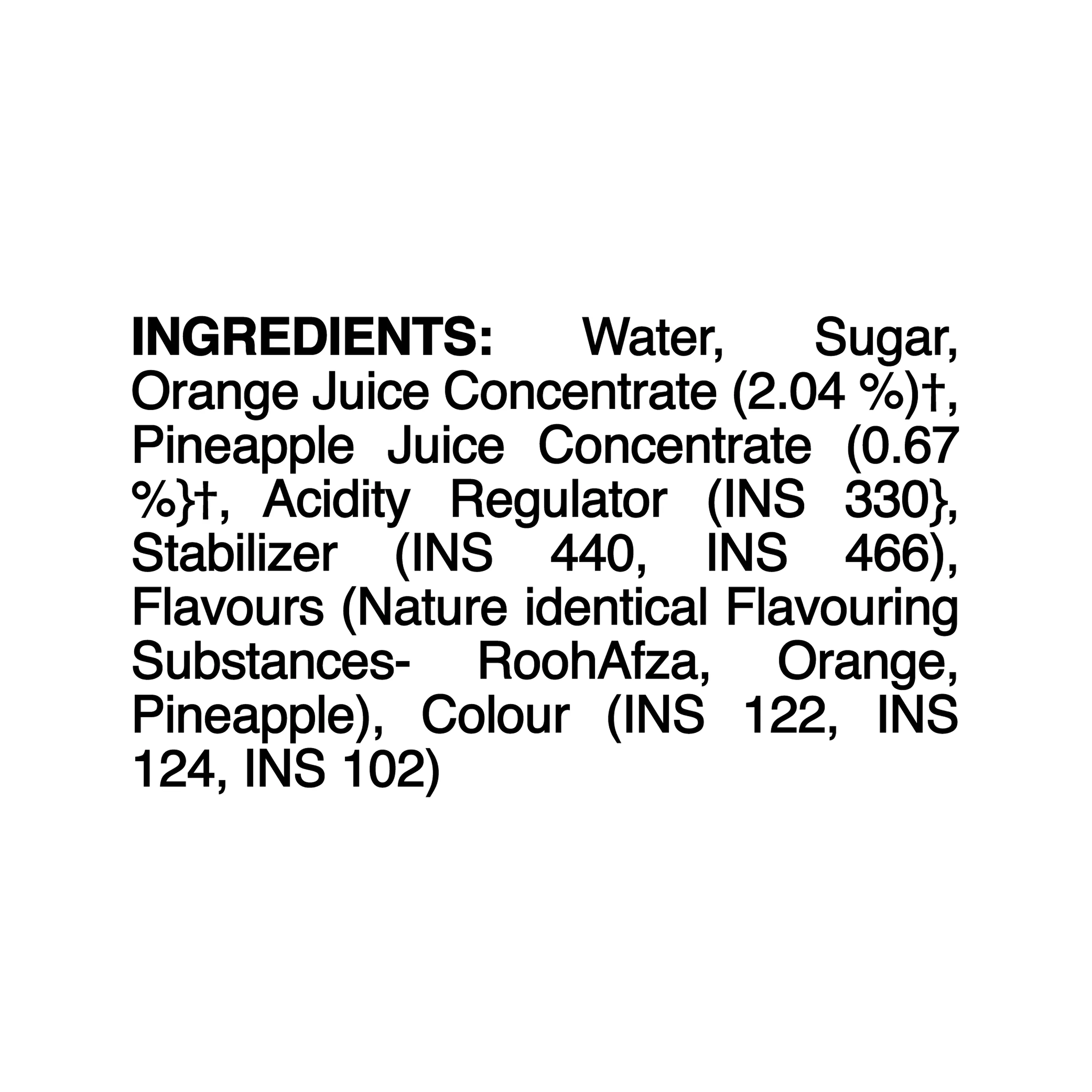 Hamdard Rooh Afza Fusion Pineapple & Orange - Image 3
