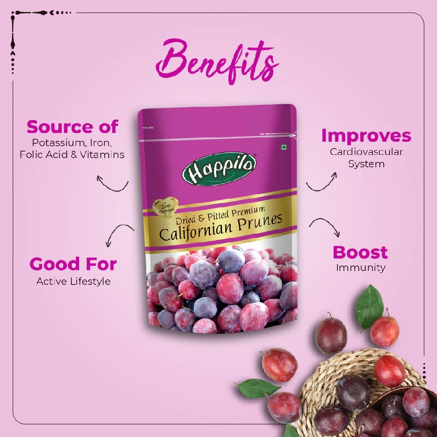 Happilo Premium Dried Californian Pitted Prunes - Image 5