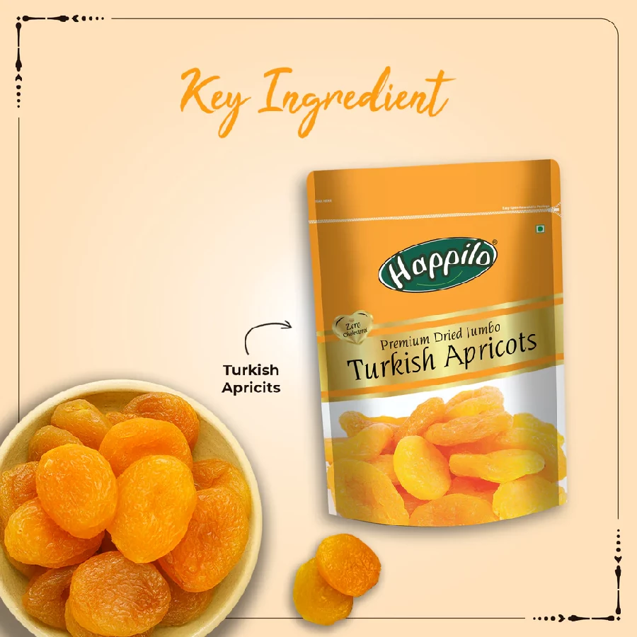 Happilo Premium Dried Turkish Apricots - Image 2