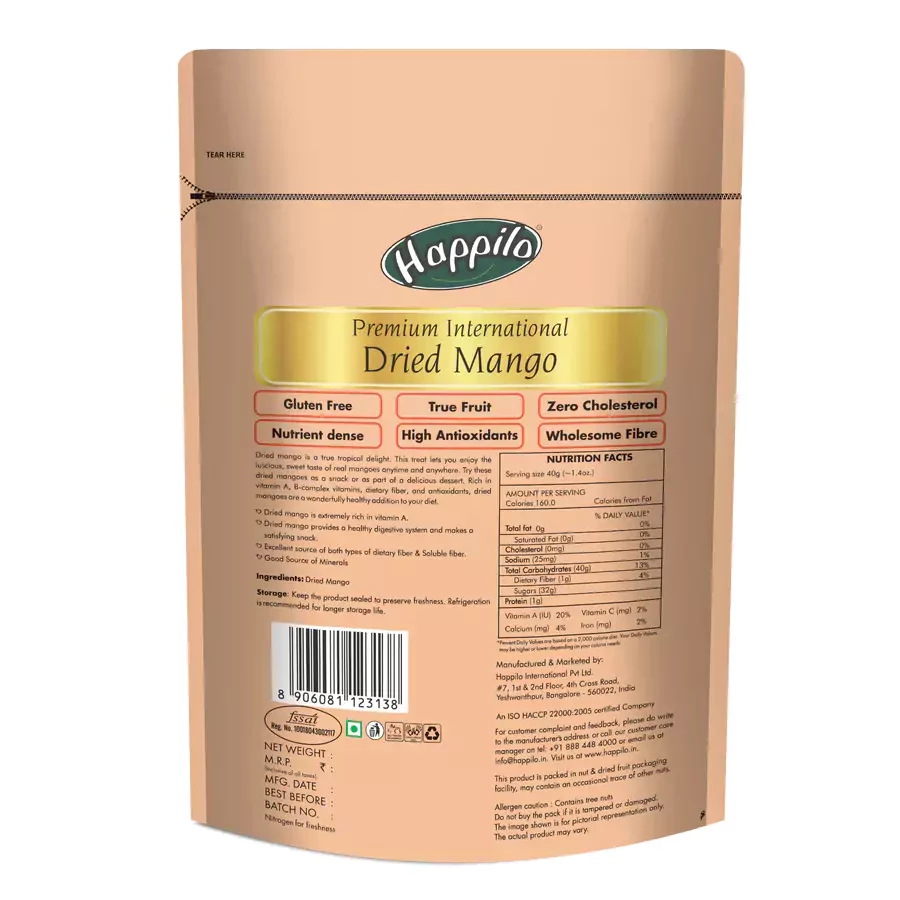 Happilo Premium International Dried Mango - Image 3
